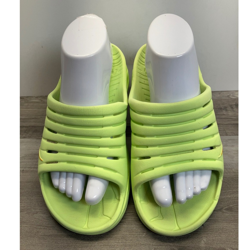 Hoka One One Ora Recovery Slide 2 Lime Green Neon Womens Size 8 Sandals - Picture 3 of 7